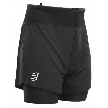 SHORT COMPRESSPORT TRAIL 2 EN 1 POUR HOMMES