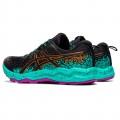 ASICS GEL FUJITRABUCO LYTE BLACK/BALTIC JEWEL FOR WOMEN'S