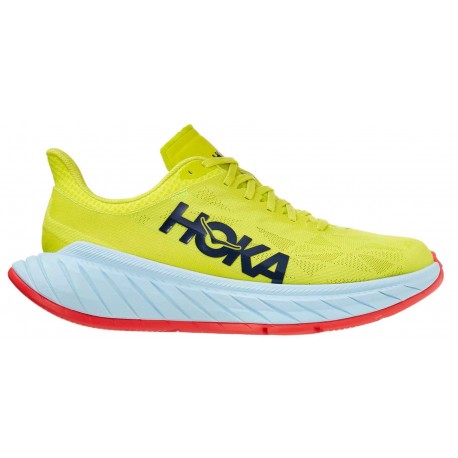 CHAUSSURES HOKA CARBON X 2 EVENING PRIMROSE/FIESTA POUR HOMMES