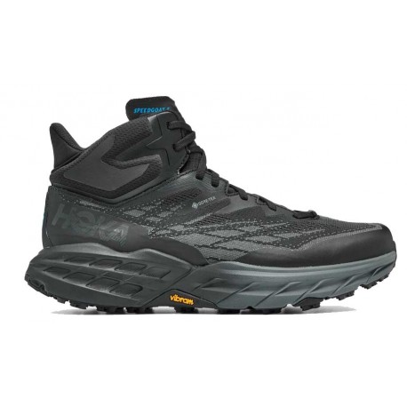 CHAUSSURES HOKA SPEEDGOAT MID 5 GTX BLACK/BLACK POUR HOMMES