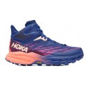 CHAUSSURES HOKA SPEEDGOAT MID 5 GTX BELLWETHER BLUE/CAMELLIA POUR FEMMES