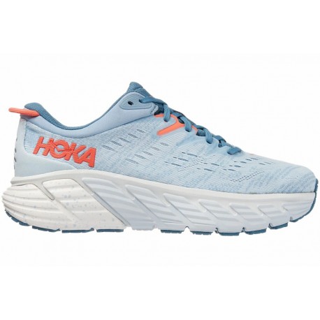 HOKA GAVIOTA 4 BLUE FOG/PLEIN AIR FOR WOMEN'S