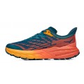HOKA SPEEDGOAT 5 WIDE BLUE CORAL/CAMELLIA FOR WOMEN'S
