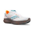 CHAUSSURES SAUCONY KINVARA 14 WHITE/GRAVEL POUR HOMMES