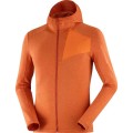 SALOMON ESSENTIAL LIGHTWARM HOODED MIDLAYER FOR MEN'S