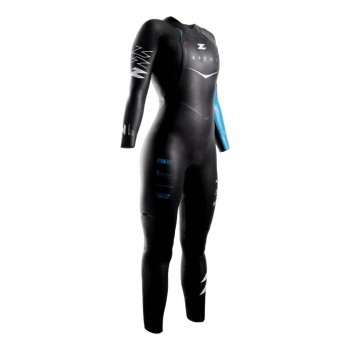 ZEROD ARCHI WETSUIT BLACK/BLUE FOR WOMEN'S