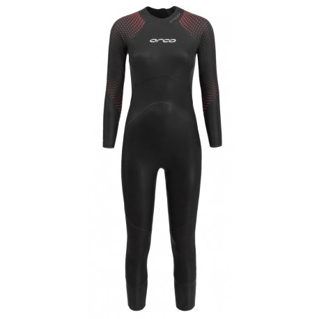 COMBINAISON ORCA ATHLEX FLOAT BLACK/RED POUR FEMMES