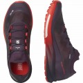 CHAUSSURES SALOMON S-LAB ULTRA 3 V2 PLUM PERFECT/FIERY RED/WHITE UNISEXE