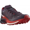 CHAUSSURES SALOMON S-LAB ULTRA 3 V2 PLUM PERFECT/FIERY RED/WHITE UNISEXE