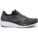 CHAUSSURES SAUCONY GUIDE 14 CHARCOAL/PINK POUR FEMMES