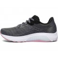 SAUCONY GUIDE 14 CHARCOAL/PINK FOR WOMEN'S