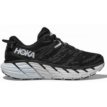 HOKA GAVIOTA 4 WIDE BLACK/ WHITE FOR MEN'S