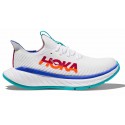 CHAUSSURES HOKA CARBON X 3 WHITE/FLAME POUR HOMMES