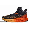 CHAUSSURES HOKA SPEEDGOAT MID 5 GTX BLUE GRAPHITE/AMBER YELLOW POUR HOMMES