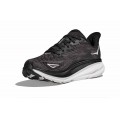 HOKA CLIFTON 9 WIDE BLACK/WHITE FOR MEN'S