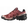 CHAUSSURES SALOMON SPEEDCROSS 6 COW HIDE/BLACK/ENGLISH ROSE POUR FEMMES