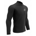 T-SHIRT MANCHES LONGUES COMPRESSPORT HURRICANE SEAMLESS HALF ZIP UNISEXE