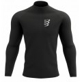 T-SHIRT MANCHES LONGUES COMPRESSPORT HURRICANE SEAMLESS HALF ZIP UNISEXE