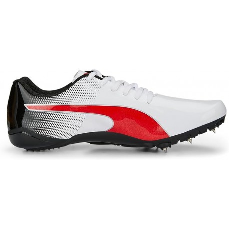 CHAUSSURES PUMA EVOSPEED PREP SPRINT 3 WHITE/BLACK/RED UNISEXE