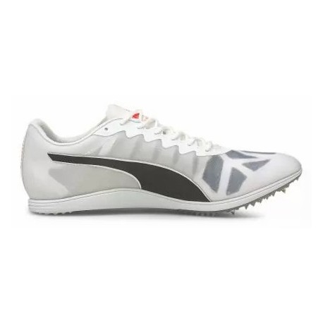 CHAUSSURES PUMA EVOSPEED MID DISTANCE WHITE/BLACK LAVA/BLAST UNISEXE