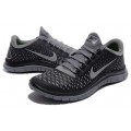 SAUCONY NIKE FREE 3.0 V4 DARK GREY/REFLECT SILVER/BLACK FOR MEN'S