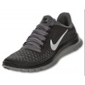 CHAUSSURES NIKE FREE 3.0 V4 DARK GREY/REFLECT SILVER/BLACK POUR HOMMES