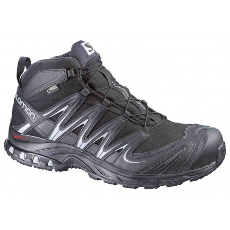 CHAUSSURES SALOMON XA PRO 3D MID GTX BLACK/ASPHALT POUR FEMMES