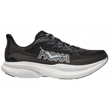 HOKA MACH 6 BLACK/WHITE FOR MEN'S