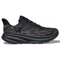 HOKA CLIFTON 9 BLACK/BLACK FOR WOMEN'S