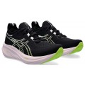 CHAUSSURES ASICS GEL NIMBUS 26 BLACK/NEON LIME POUR FEMMES