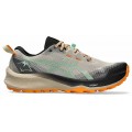 CHAUSSURES ASICS GEL TRABUCO 12 FEATHER GREY/DARK MINT POUR HOMMES