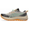 CHAUSSURES ASICS GEL TRABUCO 12 FEATHER GREY/DARK MINT POUR HOMMES