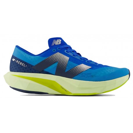 CHAUSSURES NEW BALANCE FUELCELL REBEL V4 SPICE BLUE/LIMELIGHT/BLUE OASIS POUR HOMMES