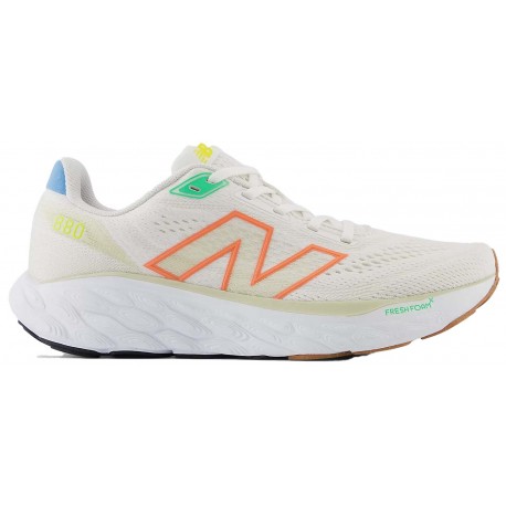 CHAUSSURES NEW BALANCE FRESH FOAM X 880 V14 SEA SALT/GULF RED/COASTAL BLUE POUR FEMMES