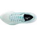 MIZUNO WAVE INSPIRE 20 EGGSHELL BLUE/WHITE/TURQUOISE FOR WOMEN'S