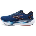 CHAUSSURES BROOKS GLYCERIN GTS 21 BLUE OPAL/BLACK/NASTURTIUM POUR HOMMES