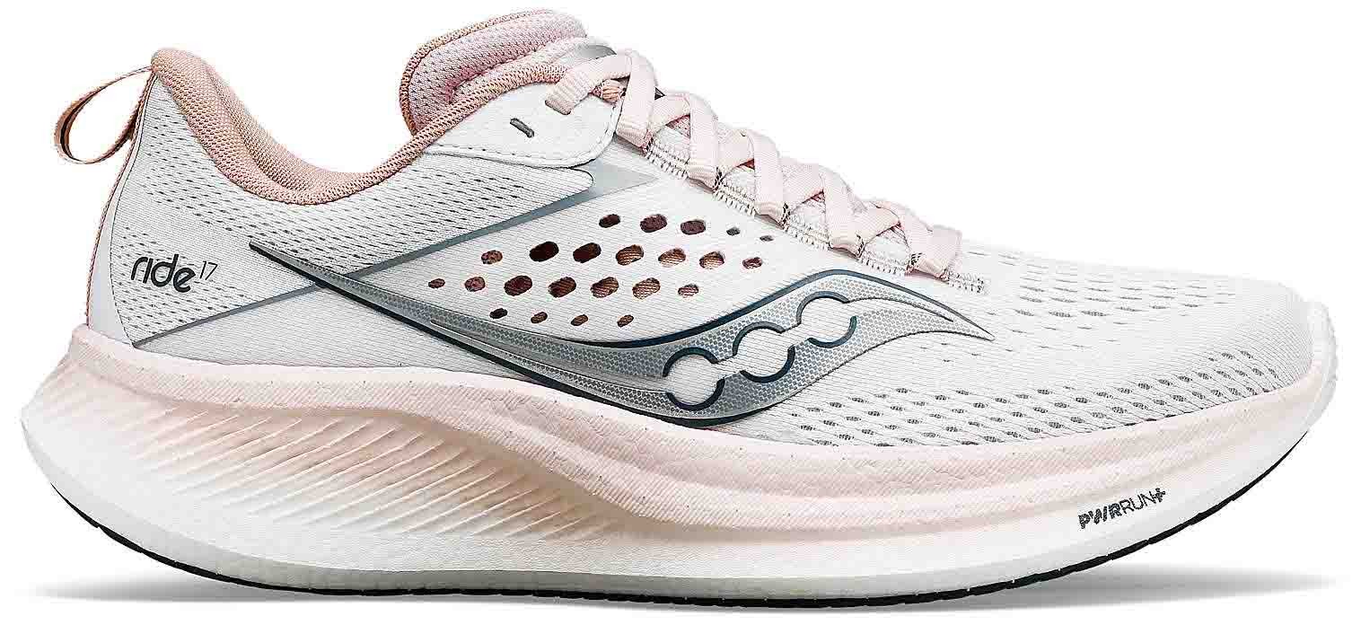 SAUCONY RIDE 17 WHITE LOTUS FOR WOMEN S Running shoes Shoes Women Our products sold in store Running Planet Geneve