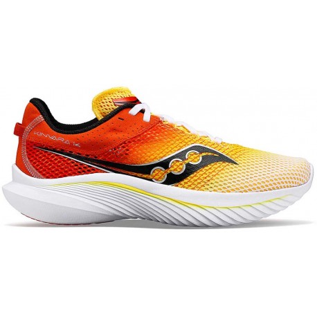 SAUCONY KINVARA 14 WHITE/VIZIGOLD FOR MEN'S