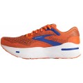 CHAUSSURES BROOKS GHOST MAX RED ORANGE/BLACK/SURF THE WEB POUR HOMMES