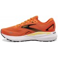 CHAUSSURES BROOKS ADRENALINE GTS 23 RED ORANGE/BLACK/YELLOW POUR HOMMES