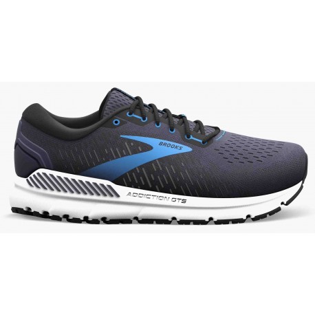 CHAUSSURES BROOKS ADDICTION GTS 15 VERSION ETROITE INDIA INK/BLACK/BLUE POUR HOMMES