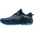 CHAUSSURES MIZUNO WAVE MUJIN 10 DRESS BLUES/SHARP GREEN/SWIM CAP POUR HOMMES