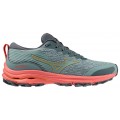 MIZUNO WAVE RIDER TT LEAD/CARROT CURL/NASTURTIUM FOR WOMEN'S