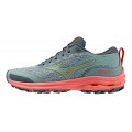 CHAUSSURES MIZUNO WAVE RIDER TT LEAD/CARROT CURL/NASTURTIUM POUR FEMMES