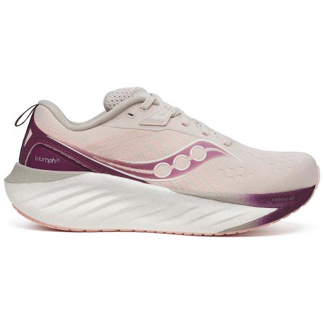 SAUCONY TRIUMPH 22 MOON/EGGPLANT FOR WOMEN'S