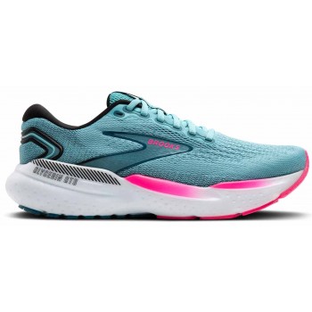 CHAUSSURES BROOKS GLYCERIN GTS 21 MOROCCAN BLUE/AQUA/PINK POUR FEMMES