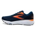 CHAUSSURES BROOKS GHOST 16 BLUE OPAL/BLACK/NASTURTIUM POUR HOMMES