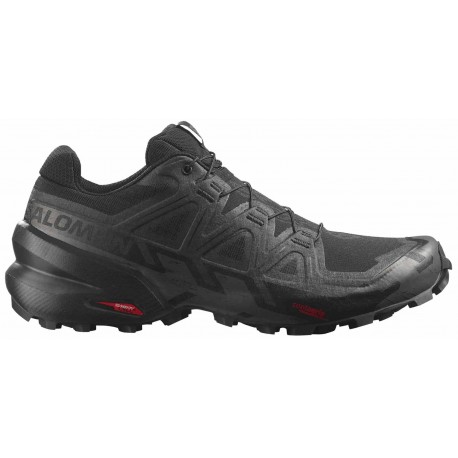 SALOMON SPEEDCROSS 6 BLACK/BLACK/PHANTOM FOR MEN'S