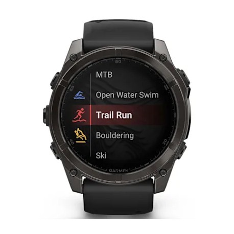 GARMIN FENIX 8 51MM AMOLED SAPPHIRE CARBON GRAY DLC TI/BLK UNISEX