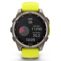 GARMIN FENIX 8 47MM SOLAR SAPPHIRE TITANIUM YELLOW/GRAPHITE UNISEX